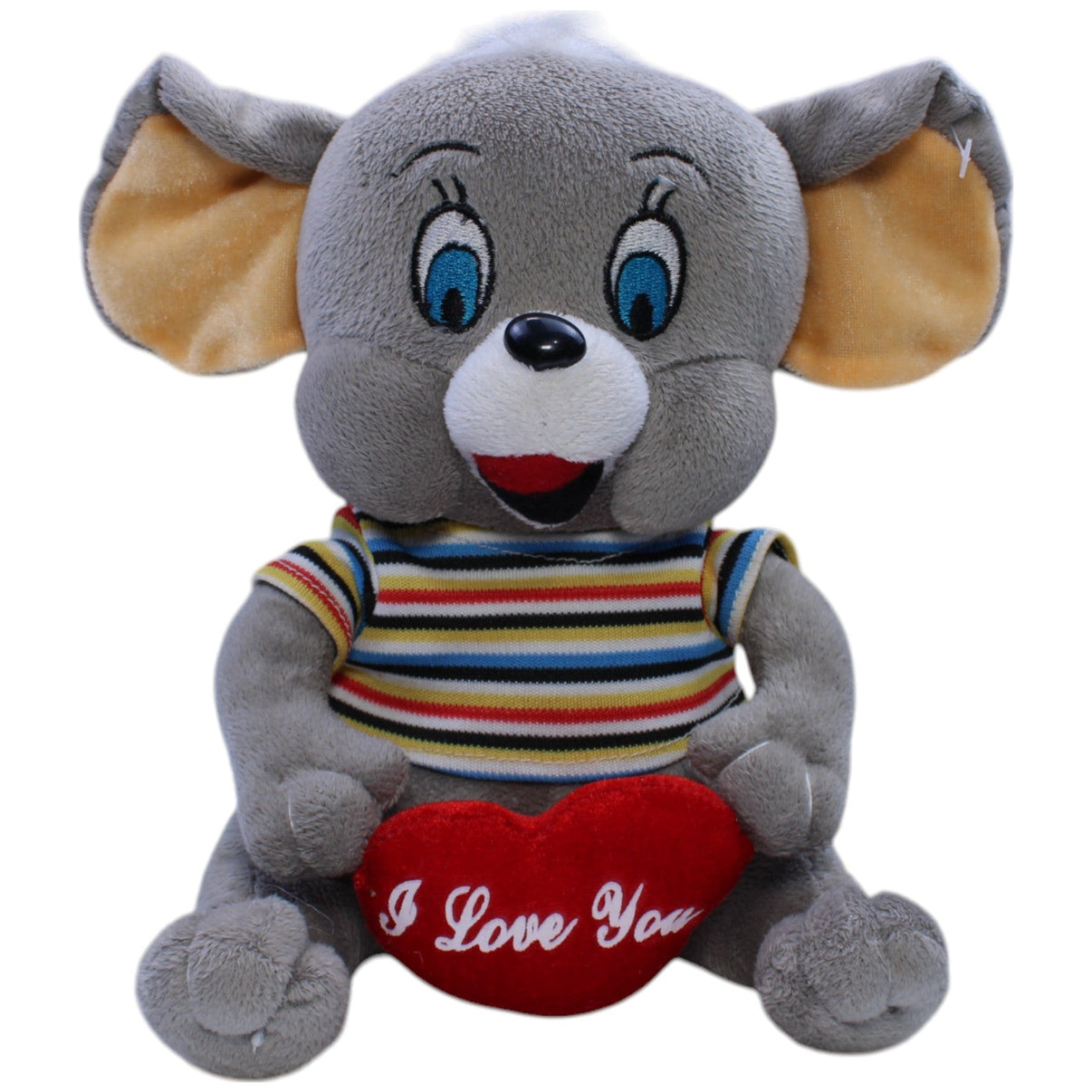 12310051 Tobia´s Giochi Maus mit Herz "I love you" Kuscheltier Kumpel Leo Gebraucht