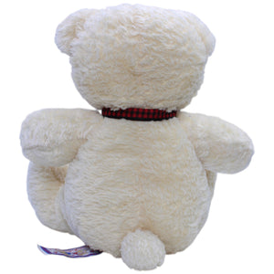 12310055 Kuschelwuschel Teddybär mit karierter Schleife, sitzend Kuscheltier Kumpel Leo Bär Gebraucht Teddy