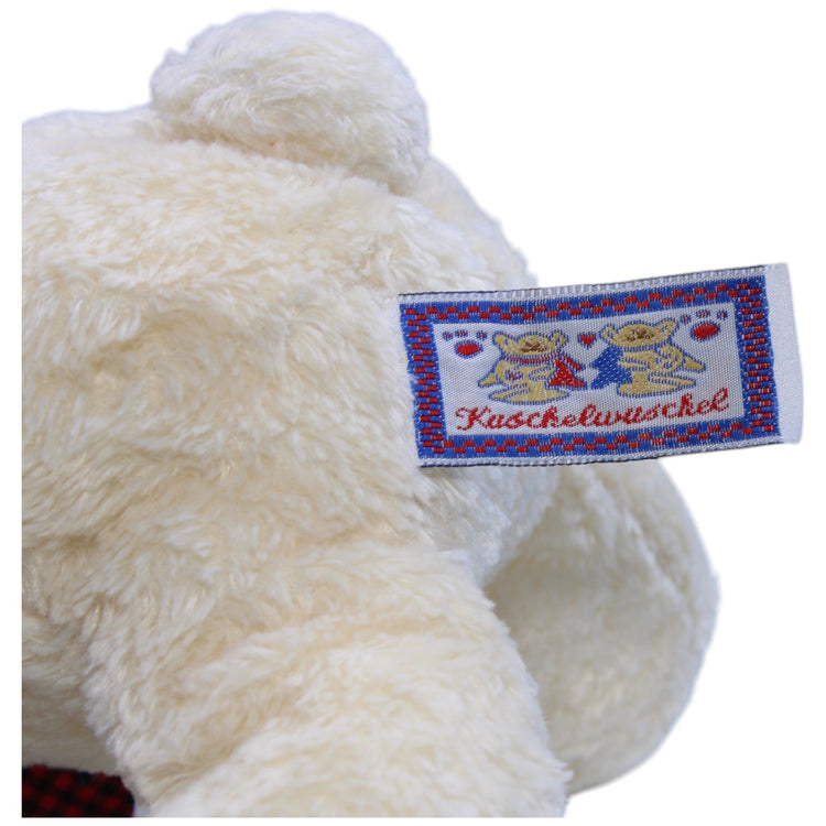 12310055 Kuschelwuschel Teddybär mit karierter Schleife, sitzend Kuscheltier Kumpel Leo Bär Gebraucht Teddy