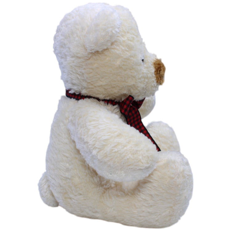 12310055 Kuschelwuschel Teddybär mit karierter Schleife, sitzend Kuscheltier Kumpel Leo Bär Gebraucht Teddy