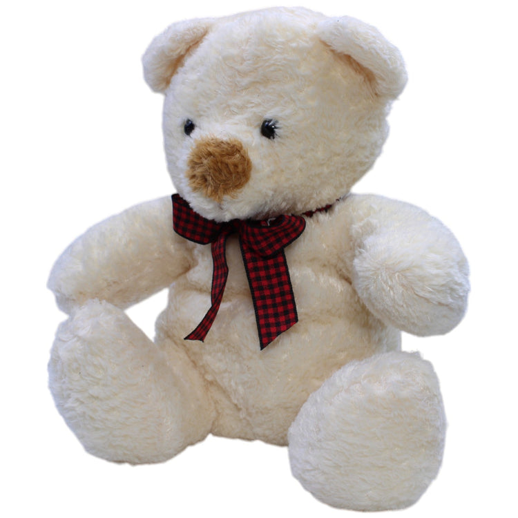 12310055 Kuschelwuschel Teddybär mit karierter Schleife, sitzend Kuscheltier Kumpel Leo Bär Gebraucht Teddy