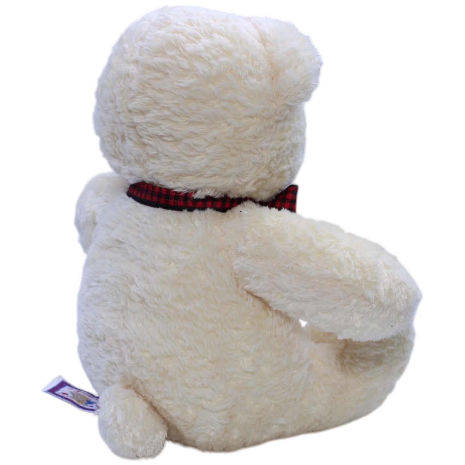 12310055 Kuschelwuschel Teddybär mit karierter Schleife, sitzend Kuscheltier Kumpel Leo Bär Gebraucht Teddy