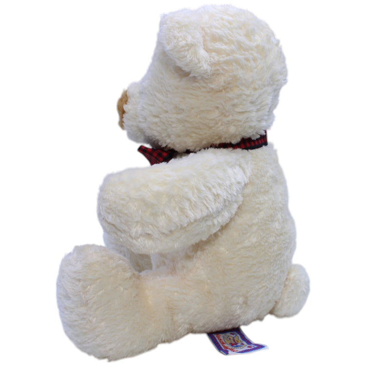 12310055 Kuschelwuschel Teddybär mit karierter Schleife, sitzend Kuscheltier Kumpel Leo Bär Gebraucht Teddy