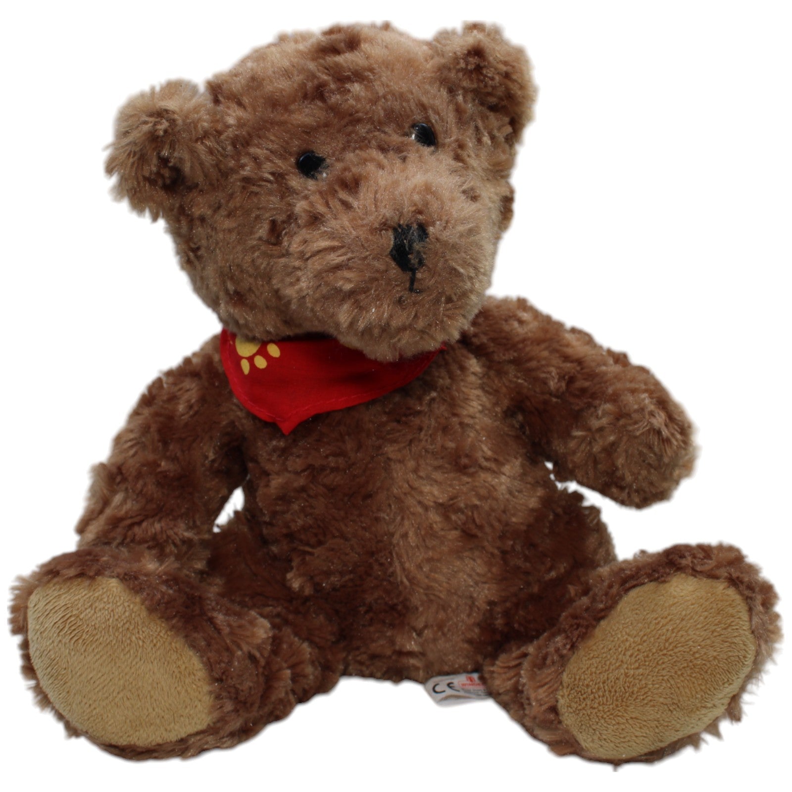 12310073 Windel Teddybär mit rotem Halstuch Kuscheltier Kumpel Leo Bär Gebraucht Teddy