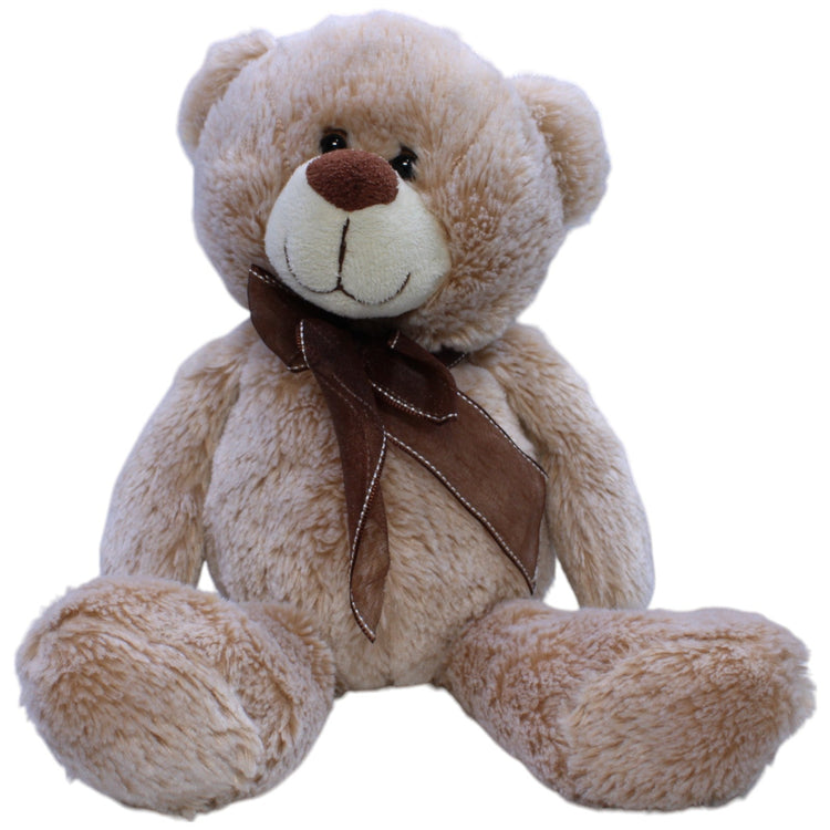 12310081 Nanu - Nana Teddybär mit brauner Schleife Kuscheltier Kumpel Leo Bär Gebraucht Teddy