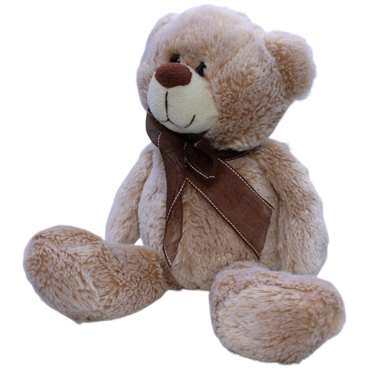 12310081 Nanu - Nana Teddybär mit brauner Schleife Kuscheltier Kumpel Leo Bär Gebraucht Teddy