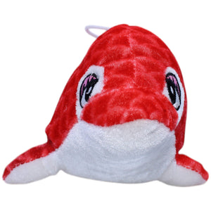 12310109 La Pelucheria Delfin, rot Kuscheltier Kumpel Leo Gebraucht