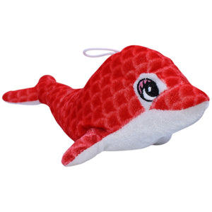 12310109 La Pelucheria Delfin, rot Kuscheltier Kumpel Leo Gebraucht