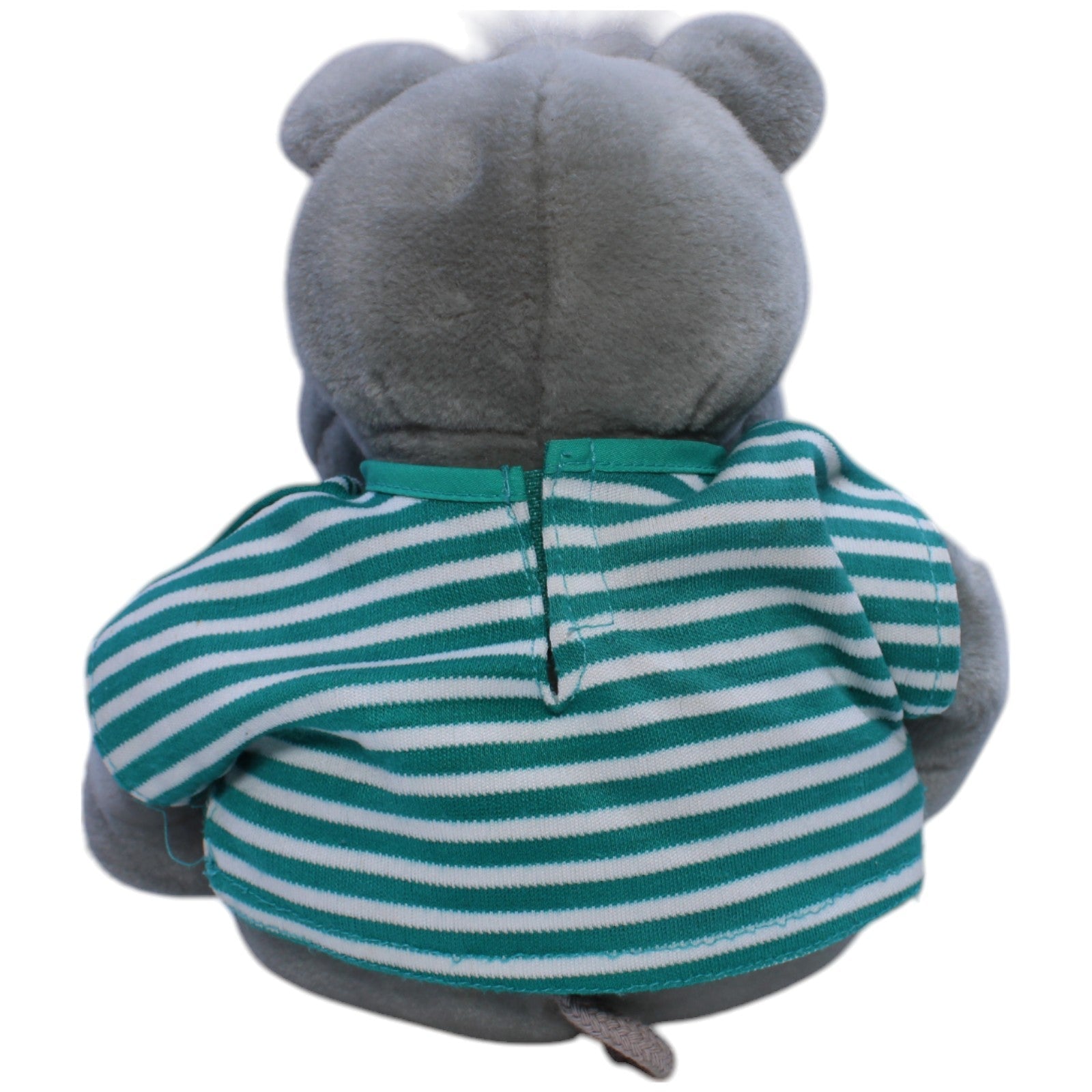 12310110 NICI Schlenker - Nashorn mit gestreiftem Shirt Kuscheltier Kumpel Leo Gebraucht Vintage