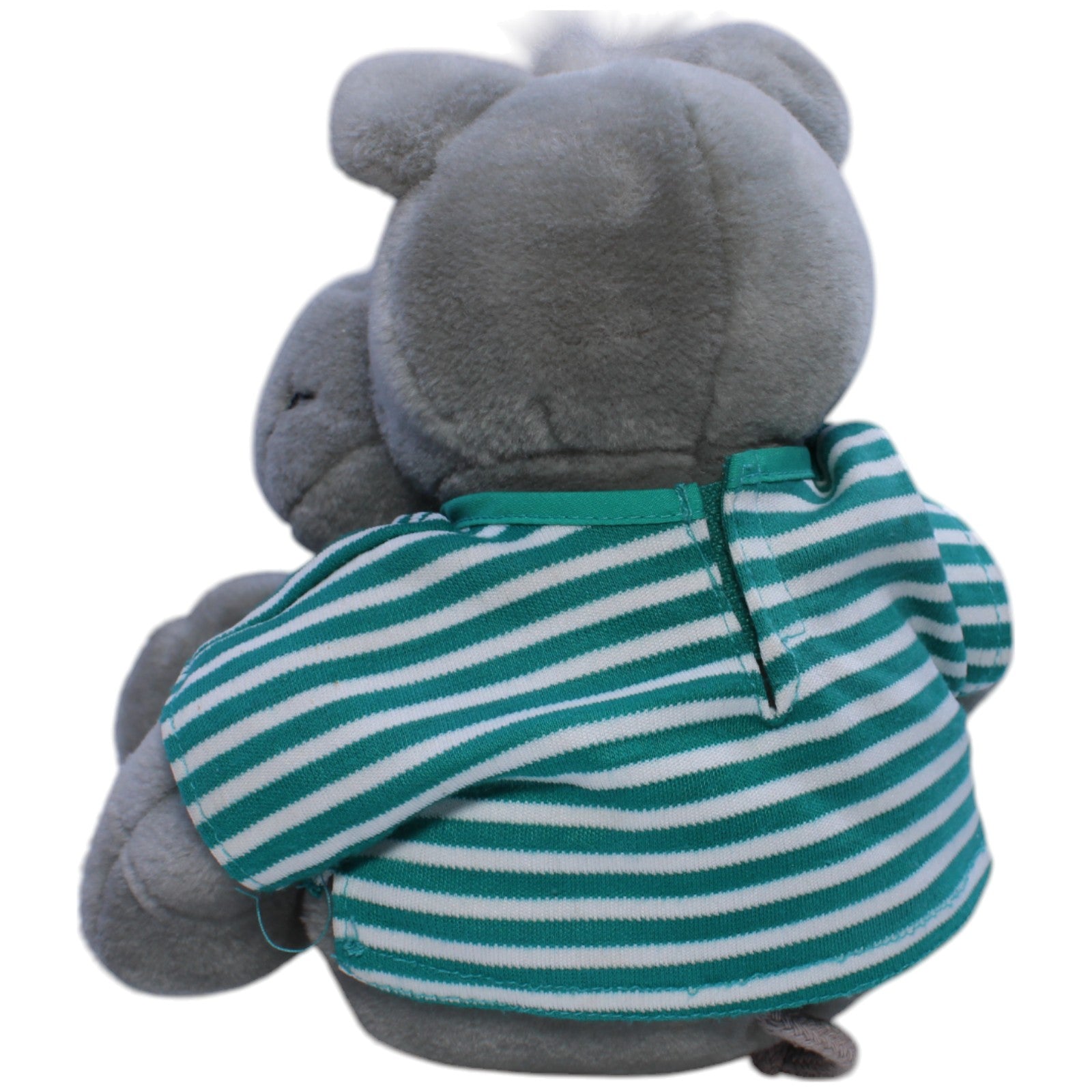 12310110 NICI Schlenker - Nashorn mit gestreiftem Shirt Kuscheltier Kumpel Leo Gebraucht Vintage