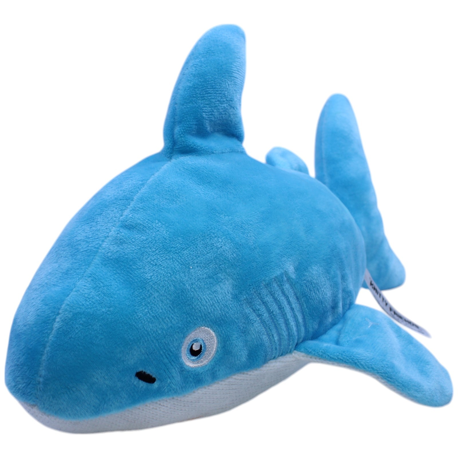 12310125 Boost Collectibles Knitty Friends Ocean, blauer Hai Kuscheltier Kumpel Leo Fisch Gebraucht Penny