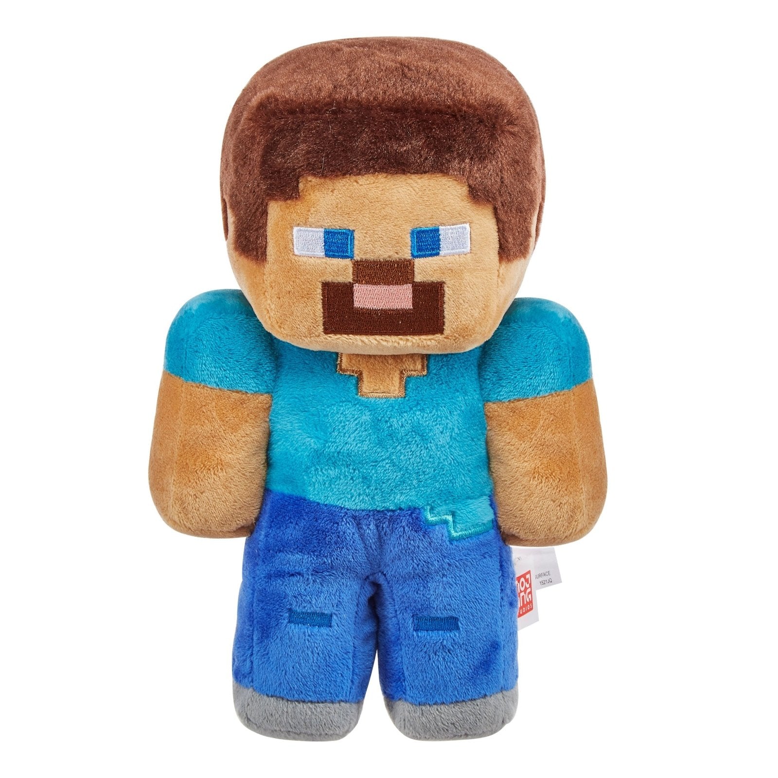 12310138 Mattel Steve aus Minecraft Plüschfigur Kumpel Leo neu