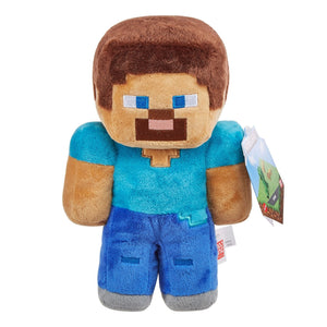 12310138 Mattel Steve aus Minecraft Plüschfigur Kumpel Leo neu