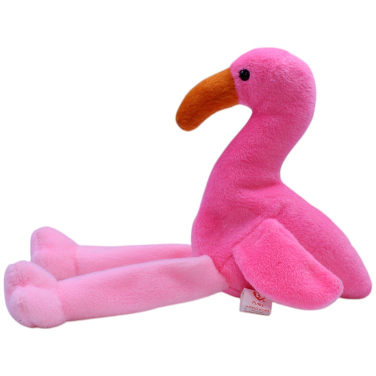 12310153 TY Beanie Babies, Flamingo Pinky Kuscheltier Kumpel Leo Gebraucht Vintage Vogel