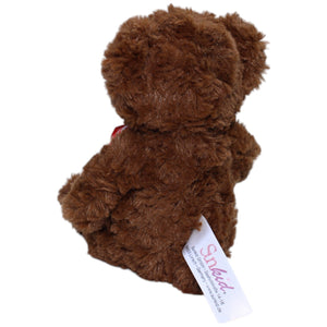 12310156 Sunkid Schöner Teddybär mit rot - weißer Schleife, klein Kuscheltier Kumpel Leo Bär Gebraucht Teddy