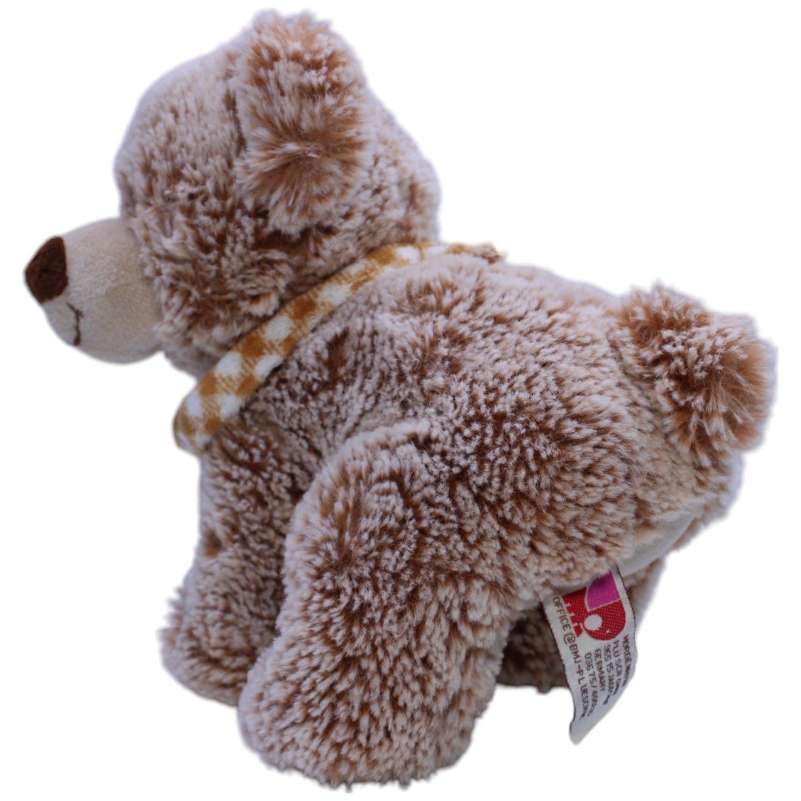 12310167 Morgenroth Superweicher hellbrauner Bär mit Halstuch Kuscheltier Kumpel Leo Bär Gebraucht Teddy