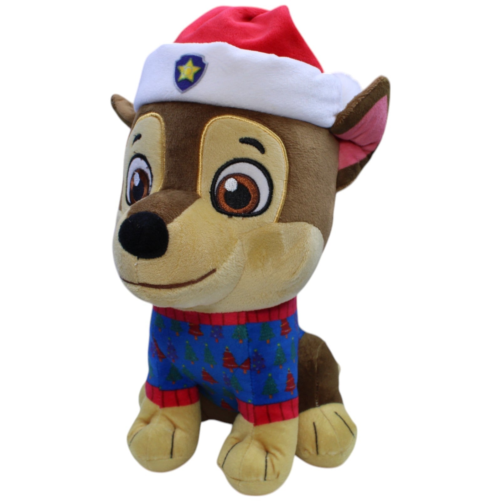 12310227 Nickelodeon Weihnachts - Chase aus Paw Patrol, sitzend Kuscheltier Kumpel Leo Gebraucht Hund