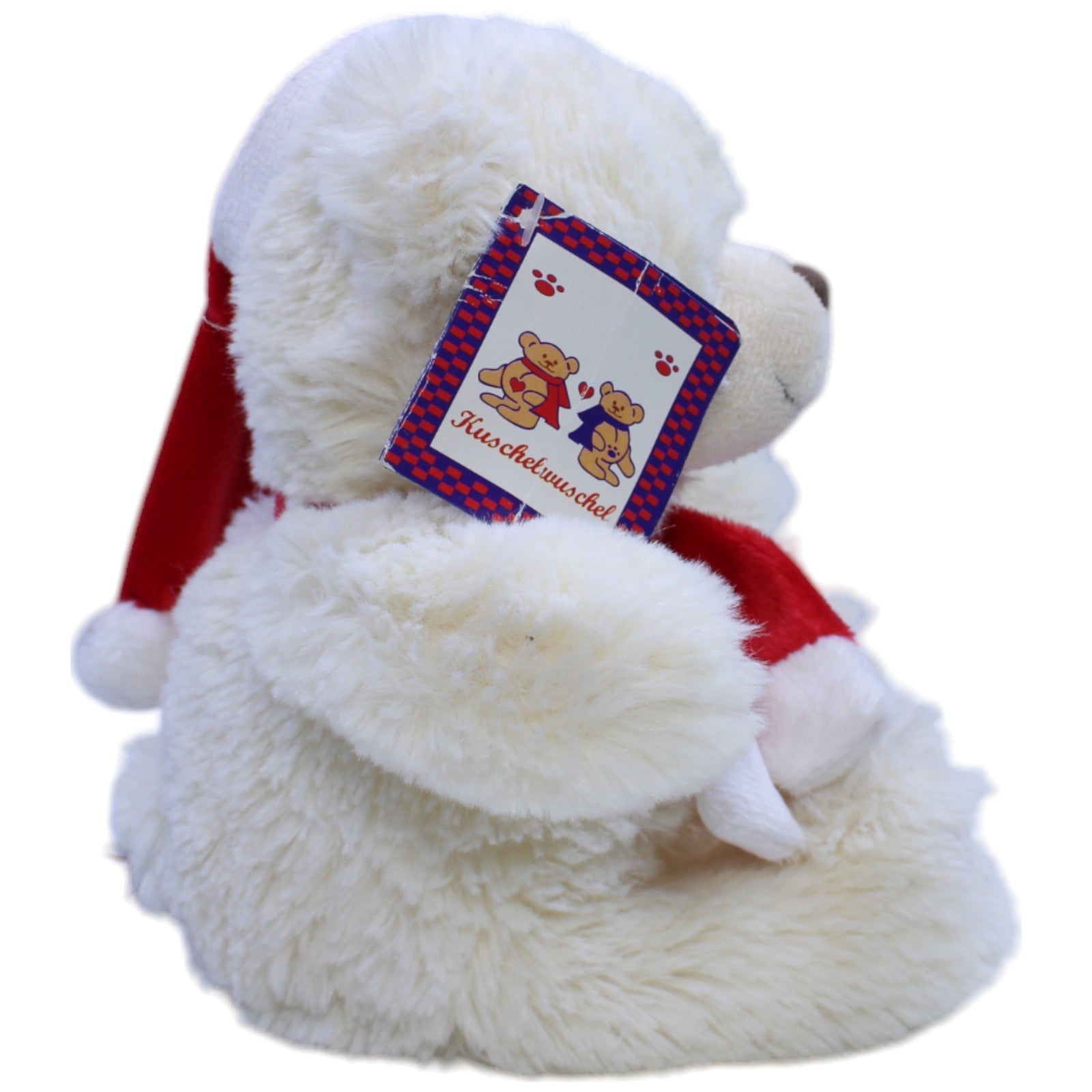 12310234 Kuschelwuschel Karstadt, Weihnachtlicher Bär mit Zipfelmütze & Schal Kuscheltier Kumpel Leo Bär Gebraucht Teddy