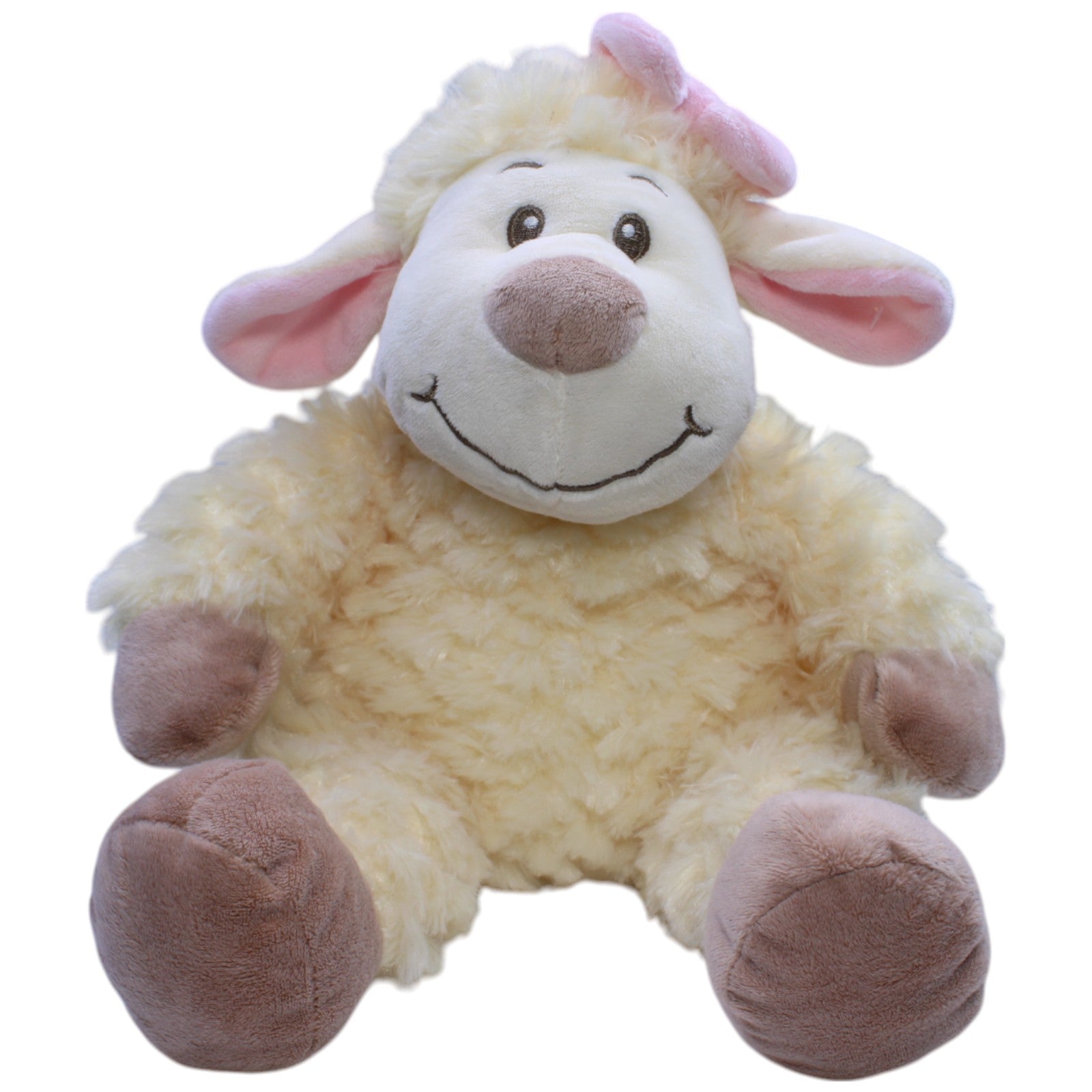 12310243 Sky Plush Cuddles & friends, XL Schaf mit Schleife zum Befüllen Kuscheltier Kumpel Leo Gebraucht