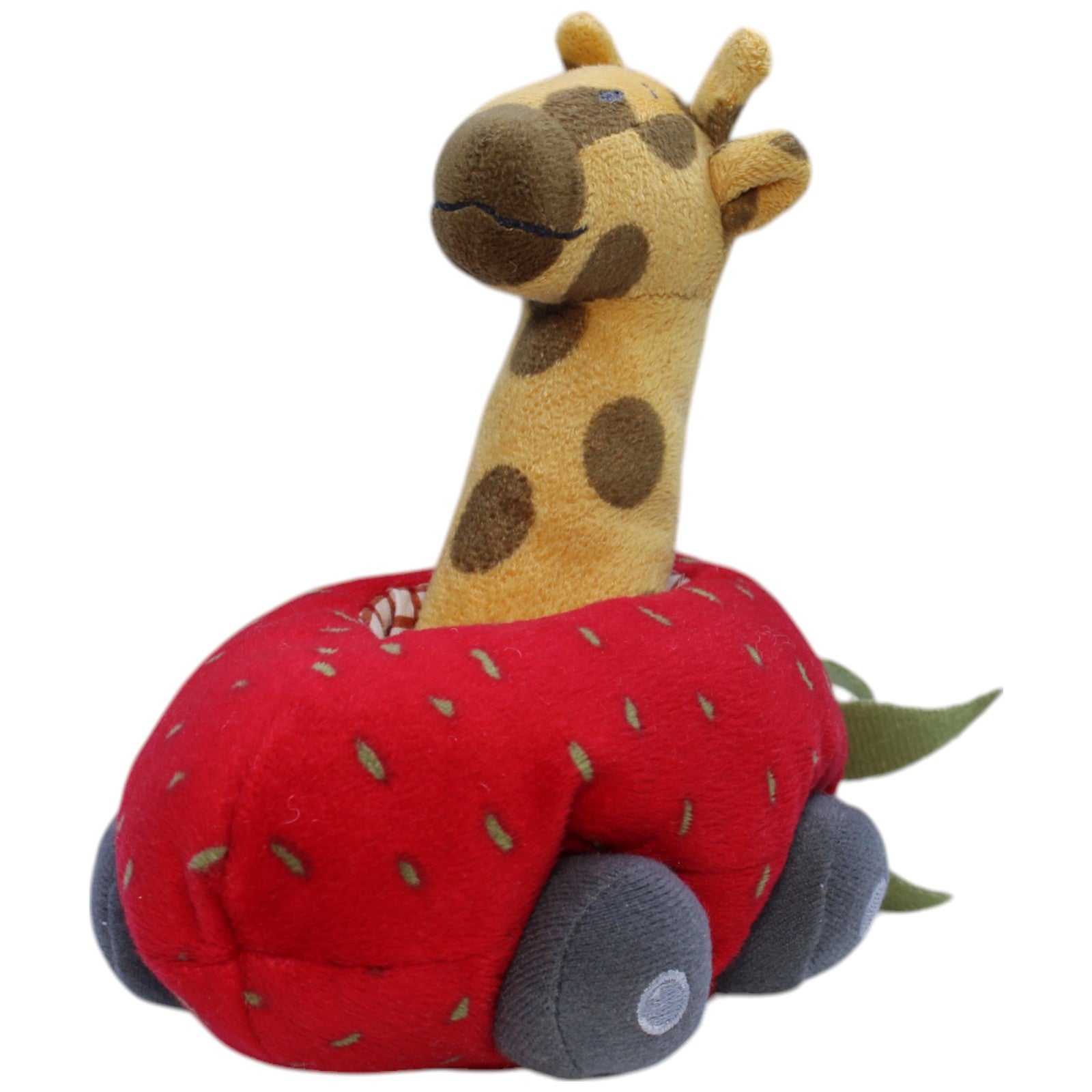 12310244 IKEA FABLER, Giraffe in Erdbeerauto Rassel Kumpel Leo Gebraucht