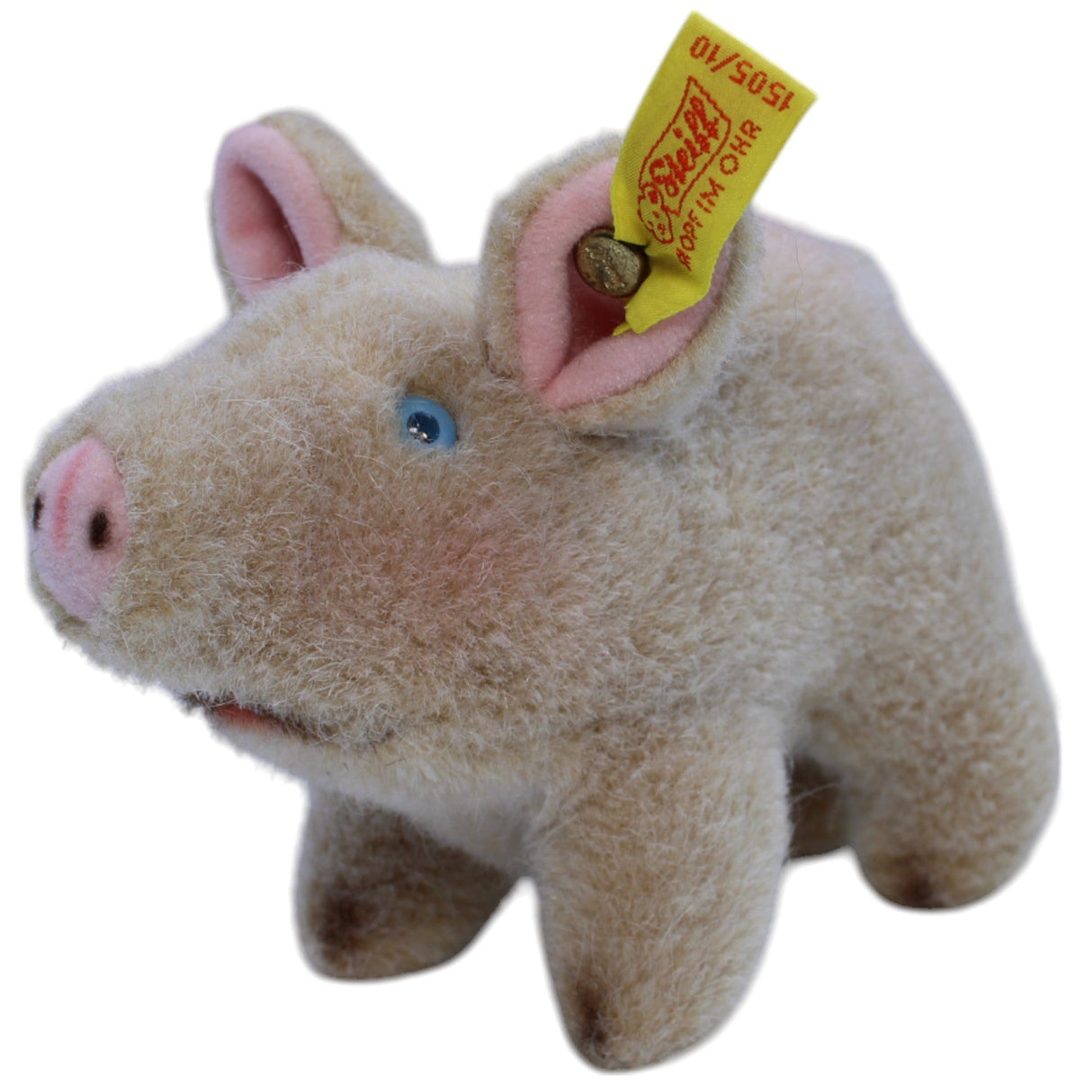 12310304 Steiff Schwein Piggy (1505/10) Kuscheltier Kumpel Leo Gebraucht Vintage West - Germany