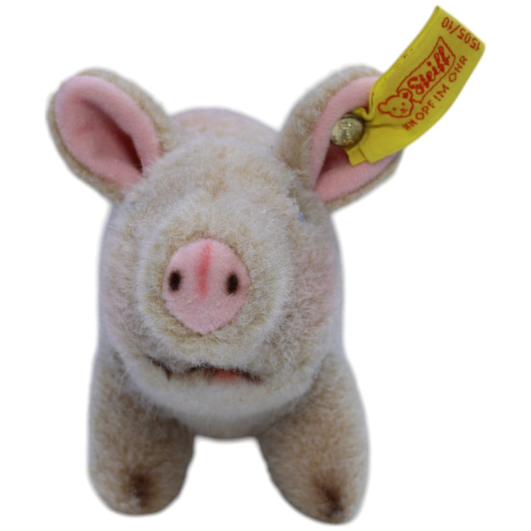 12310304 Steiff Schwein Piggy (1505/10) Kuscheltier Kumpel Leo Gebraucht Vintage West - Germany