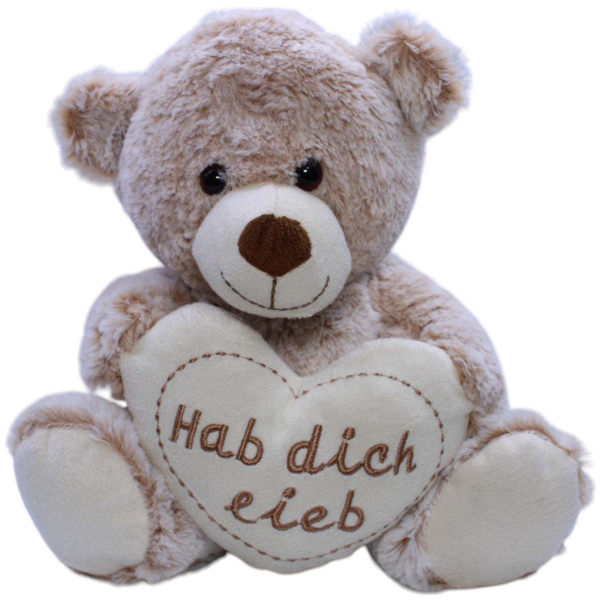 12310317 TEDI Kuschelfreund Teddybär mit Herz "Hab dich lieb" Kuscheltier Kumpel Leo Bär Gebraucht Teddy