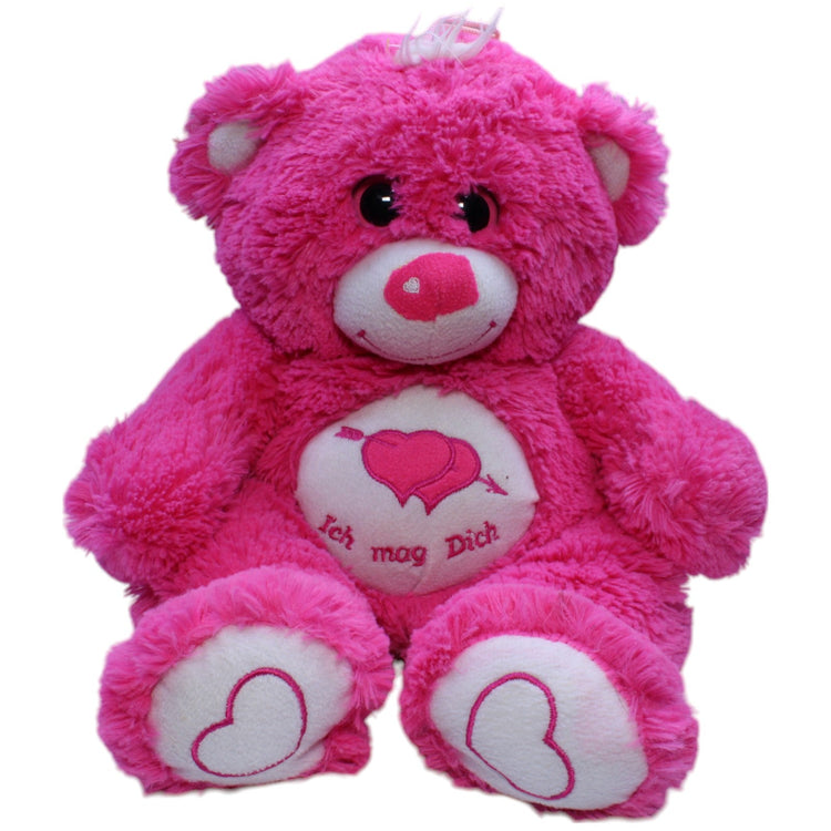 12310321 Morgenroth XL Pinker Teddybär "Ich mag Dich" Kuscheltier Kumpel Leo Bär Gebraucht Teddy