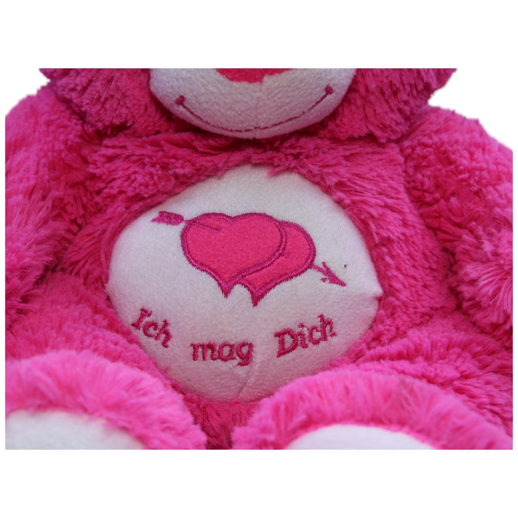 12310321 Morgenroth XL Pinker Teddybär "Ich mag Dich" Kuscheltier Kumpel Leo Bär Gebraucht Teddy