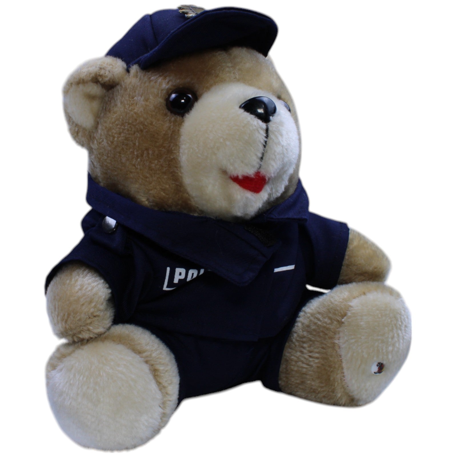 12310333 Devil´s Originals Teddybär mit Zoll - Uniform Kuscheltier Kumpel Leo Bär Gebraucht Teddy