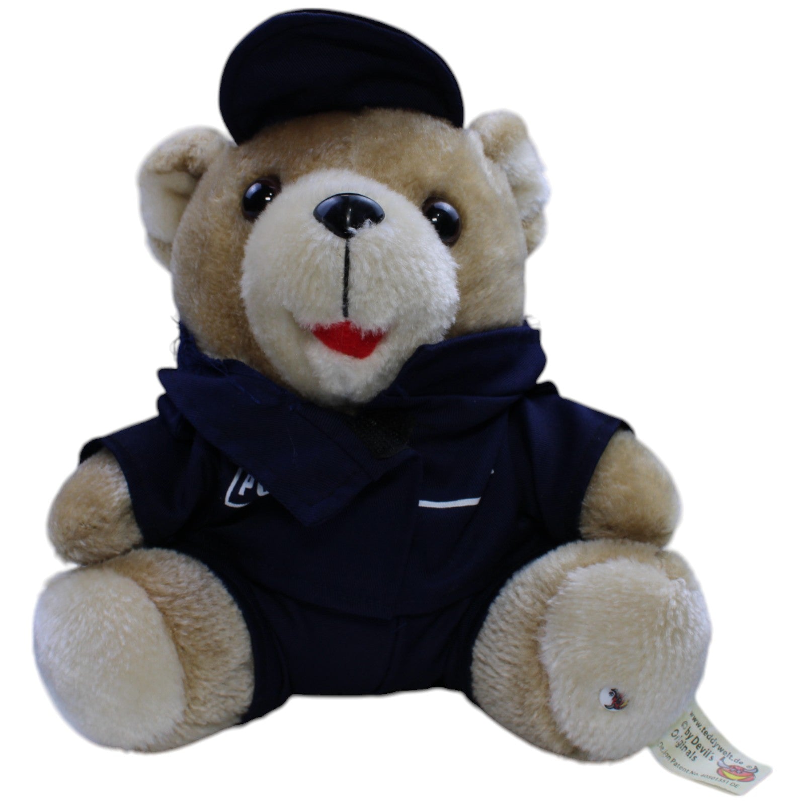 12310333 Devil´s Originals Teddybär mit Zoll - Uniform Kuscheltier Kumpel Leo Bär Gebraucht Teddy