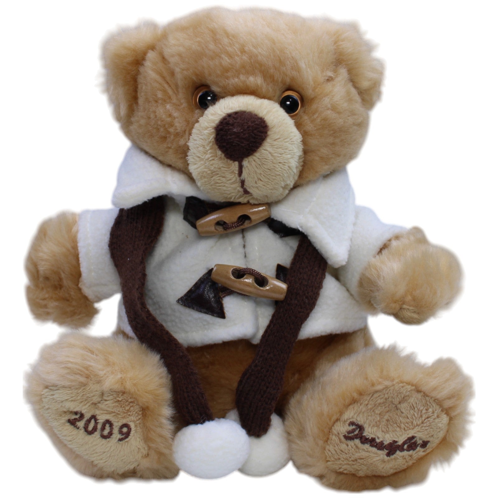 12310336 Lifestyle Trending Company Douglas 2009, Teddybär mit Jacke & Schal Kuscheltier Kumpel Leo Bär Gebraucht