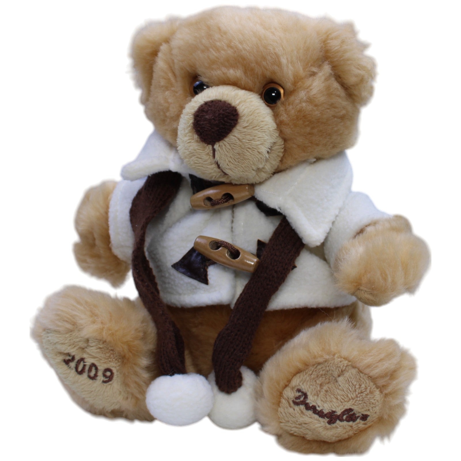 12310336 Lifestyle Trending Company Douglas 2009, Teddybär mit Jacke & Schal Kuscheltier Kumpel Leo Bär Gebraucht