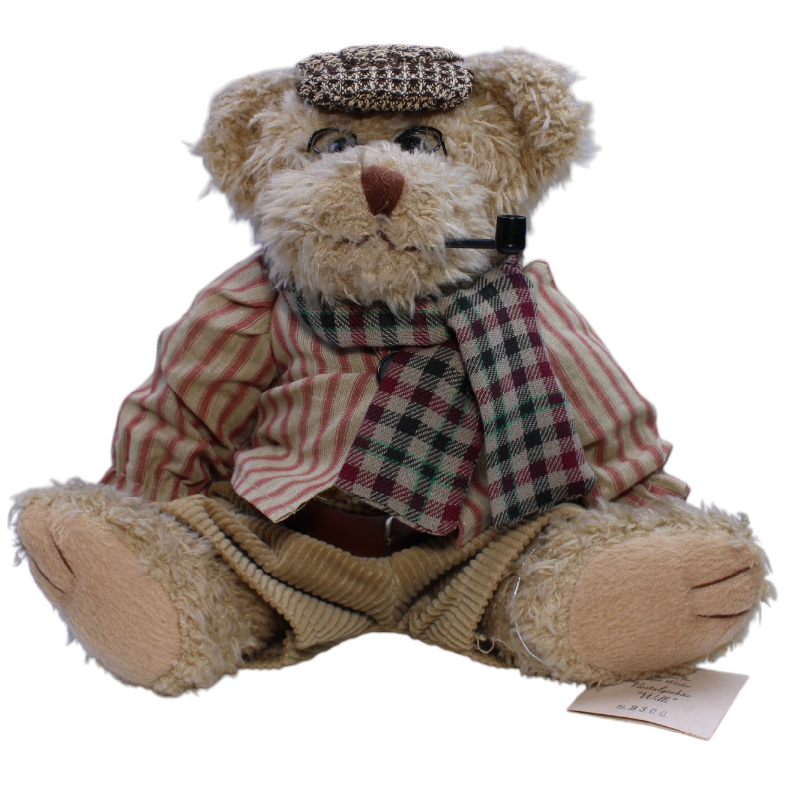 12310366 Josef Witt WITT WEIDEN, Nostalgiebär "Willi" Kuscheltier Kumpel Leo Bär Gebraucht Teddy