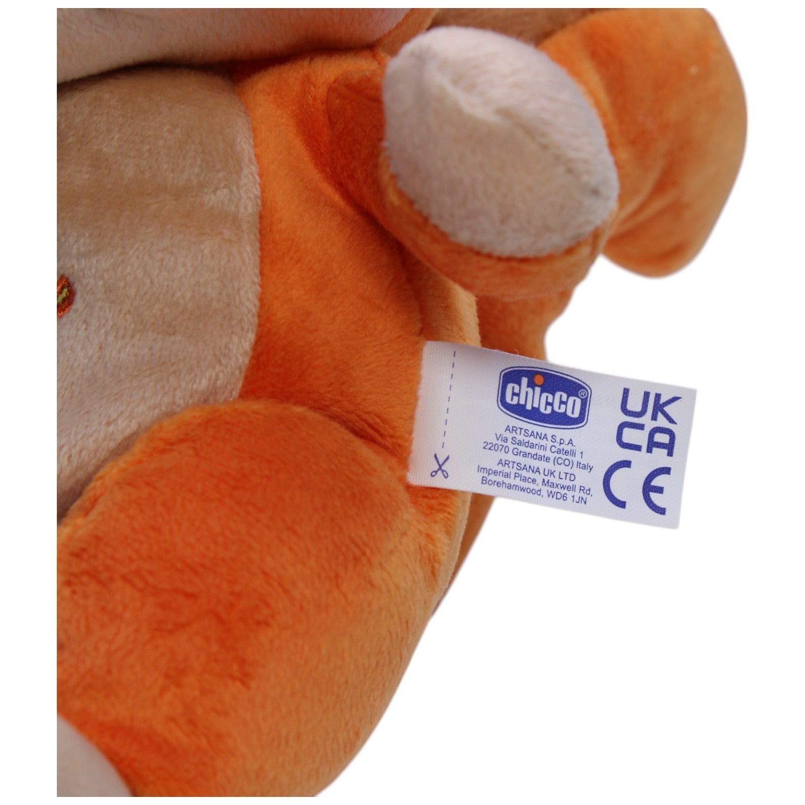 12310382 Chicco Eichhörnchen (ohne Elektronik) Kuscheltier Kumpel Leo Gebraucht