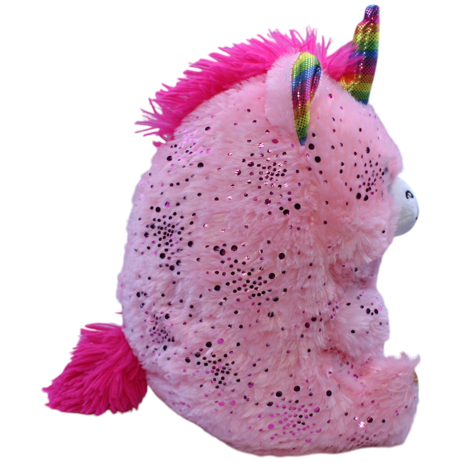 12310420 Landahl & Baumann Einhorn mit Regenbogenhorn, rosa Kuscheltier Kumpel Leo Gebraucht