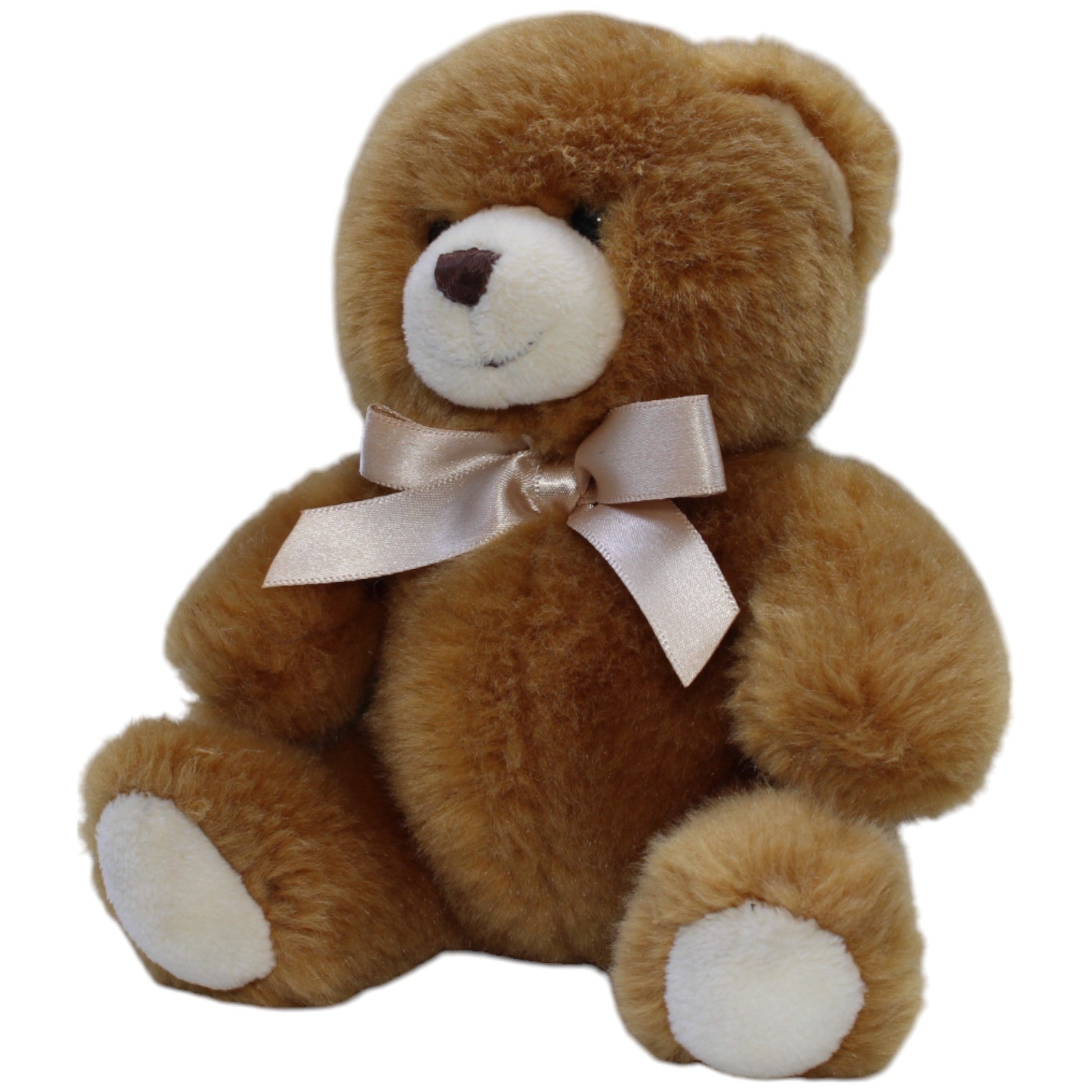 12310421 Teddy - Hermann Kleiner Teddybär mit Schleife, sitzend Kuscheltier Kumpel Leo Bär Gebraucht Teddy