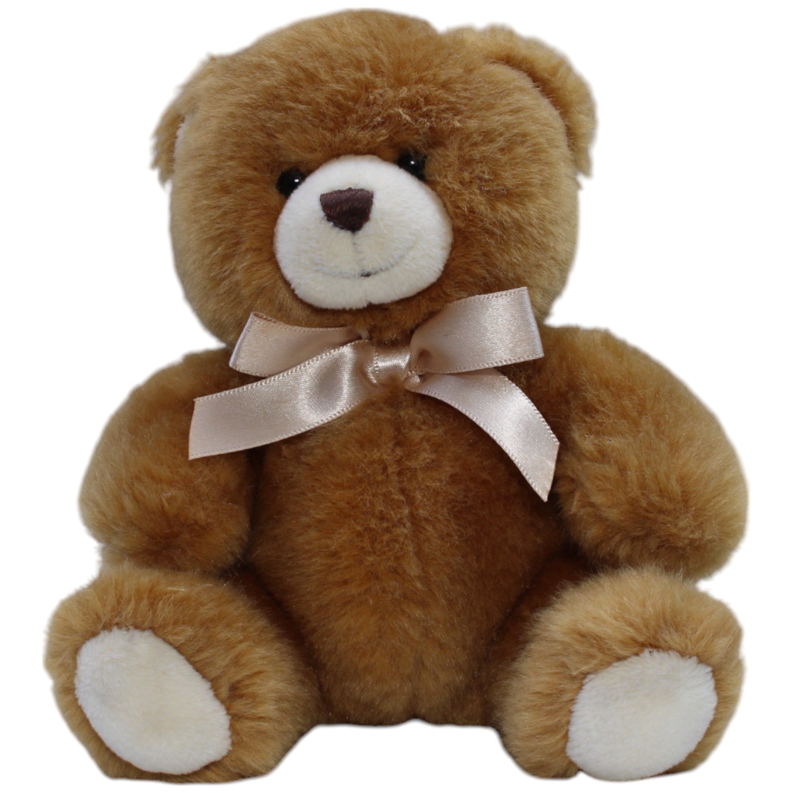 12310421 Teddy - Hermann Kleiner Teddybär mit Schleife, sitzend Kuscheltier Kumpel Leo Bär Gebraucht Teddy