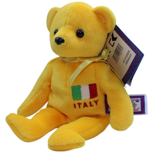 12310443 Kuschelwuschel Bär "ITALY", gelb Kuscheltier Kumpel Leo Bär Gebraucht Teddy