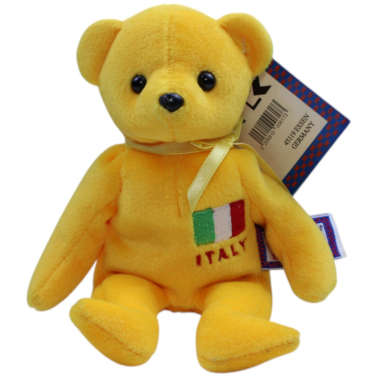 12310443 Kuschelwuschel Bär "ITALY", gelb Kuscheltier Kumpel Leo Bär Gebraucht Teddy