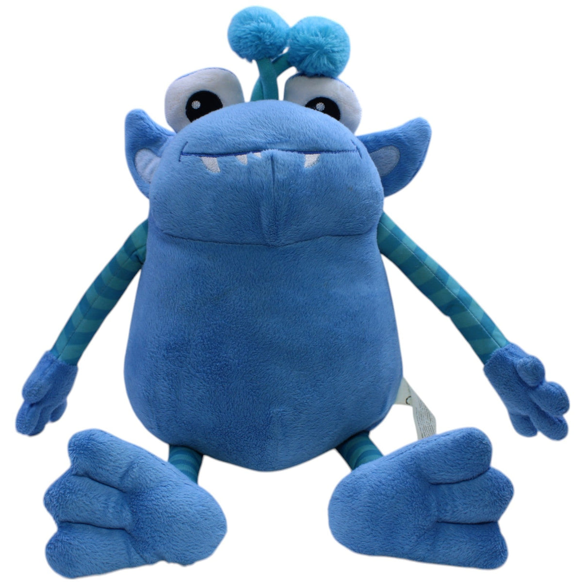 12310453 Tchibo XL Schlenker Monster, blau Plüschfigur Kumpel Leo Gebraucht TCM