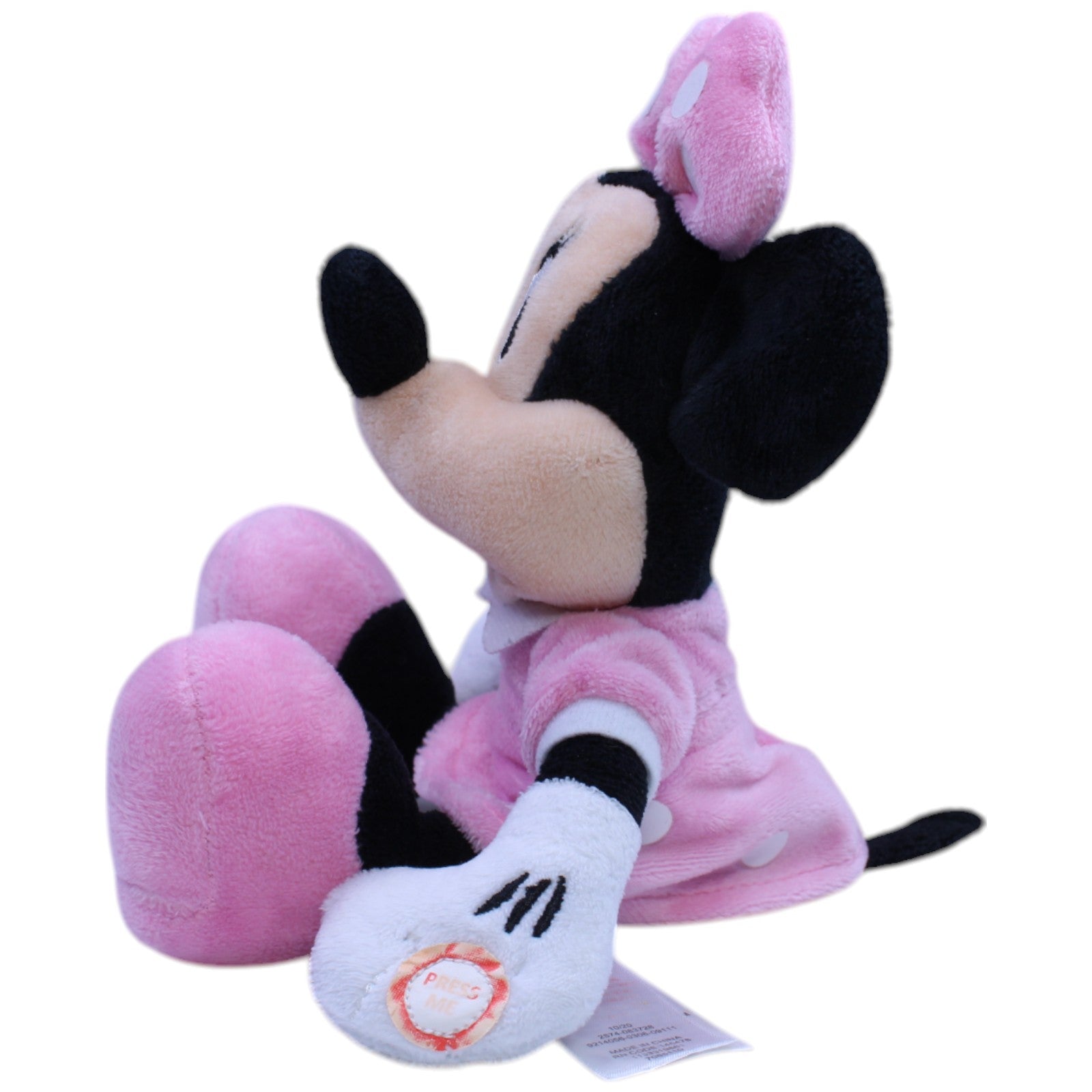 12310471 Primark Disney Minnie Maus mit rosa Kleid Kuscheltier Kumpel Leo Gebraucht