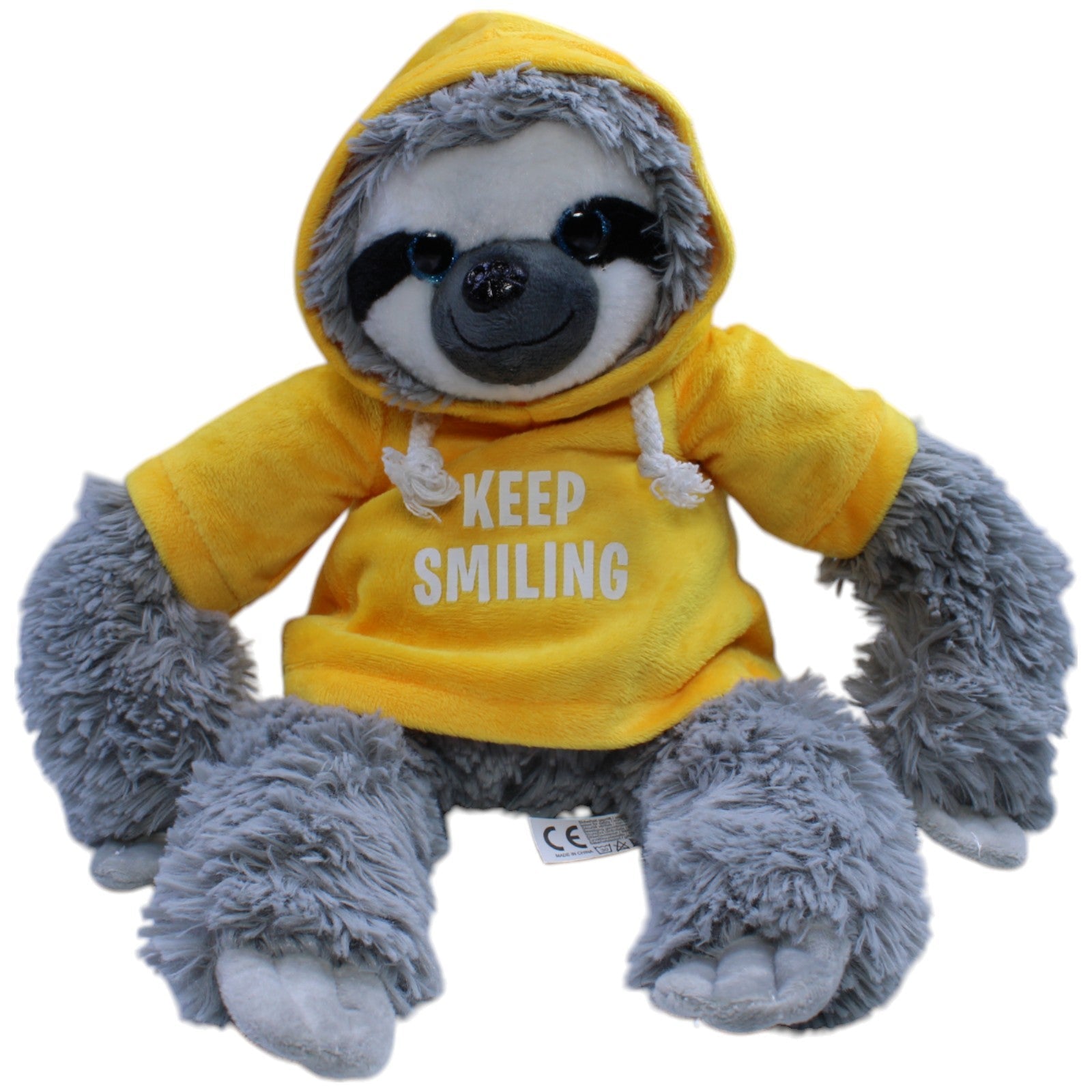 12310489 K - Toys Faultier mit Hoddie "KEEP SMILING" Kuscheltier Kumpel Leo Gebraucht