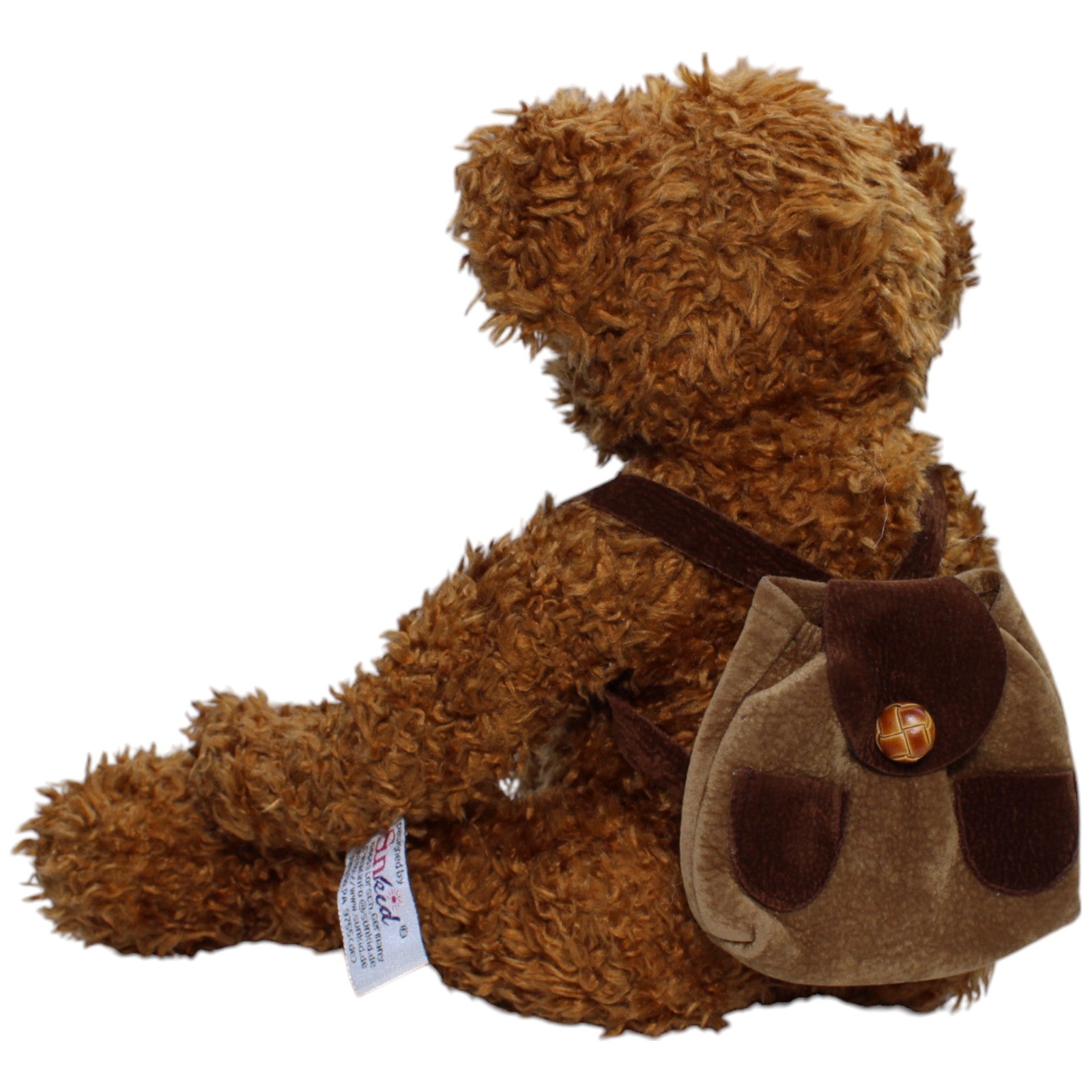 12310512 Sunkid XL Bär mit beweglichen Gliedern & Rucksack Kuscheltier Kumpel Leo Bär Gebraucht Teddy