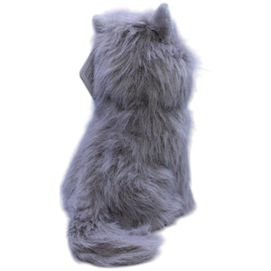 12310523 TCC Global Pets2Cuddle, graue Katze Kuscheltier Kumpel Leo neu