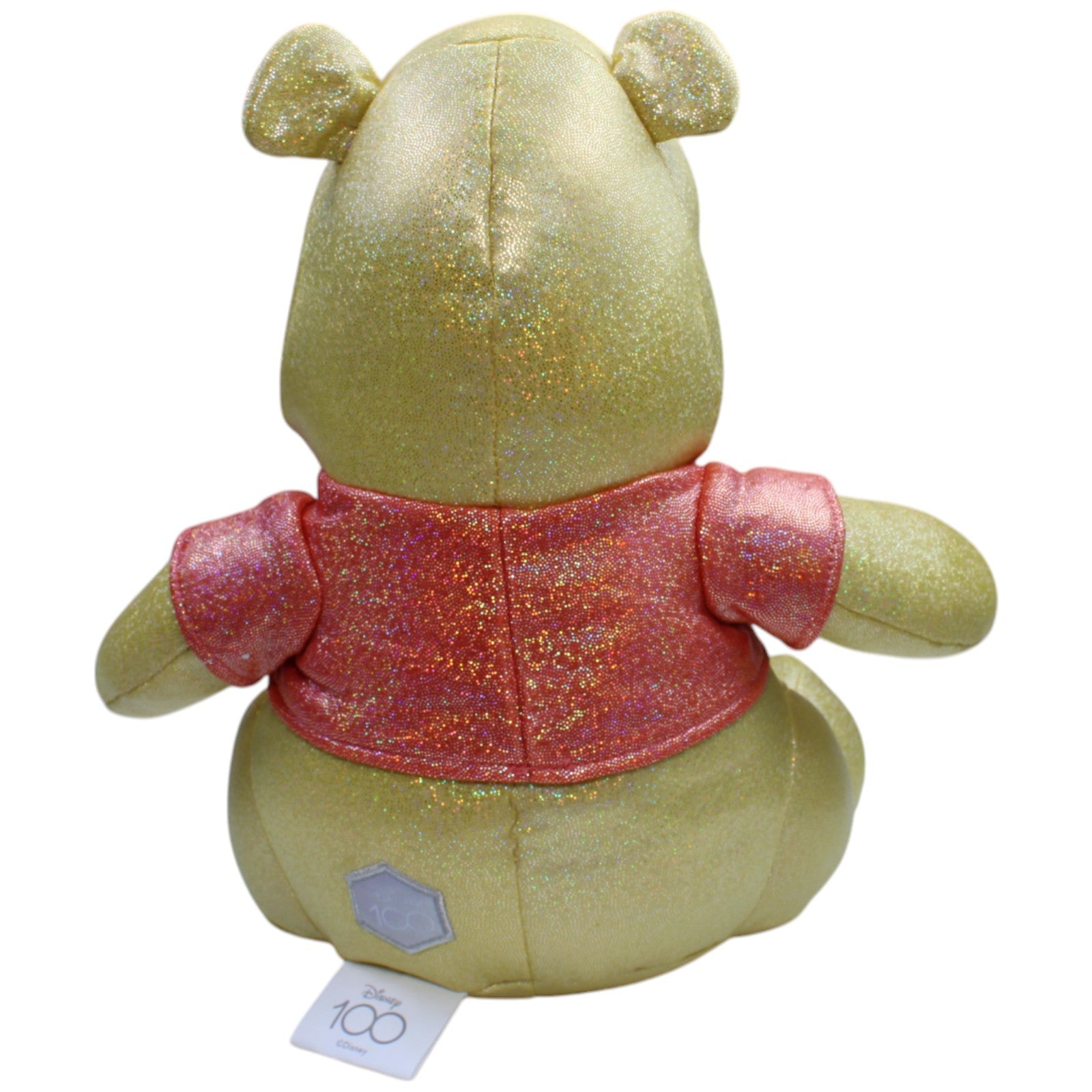 12310573 Sambro Disney 100, Glitzer Winnie Puuh mit Sound Kuscheltier Kumpel Leo Bär Gebraucht Teddy