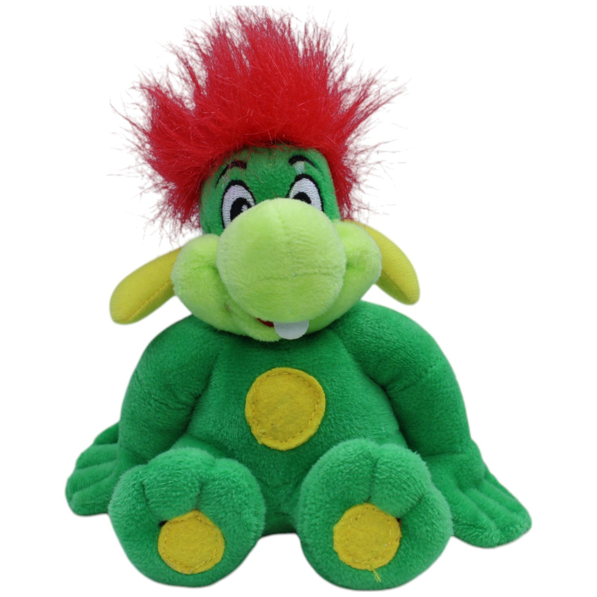 12310663 Gardaland Gardaland Maskottchen, Drache Prezzemolo sitzend Kuscheltier Kumpel Leo Gebraucht