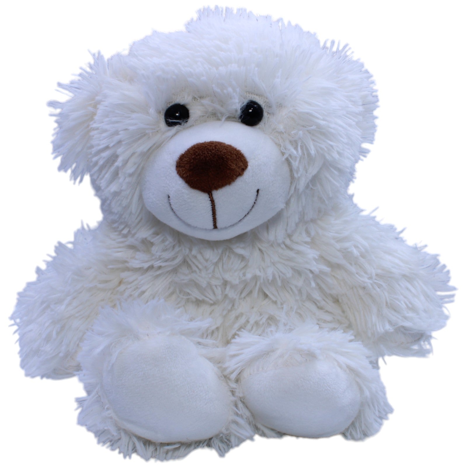 12310664 Heunec Weißer wuscheliger Teddybär Kuscheltier Kumpel Leo Bär Gebraucht Teddy