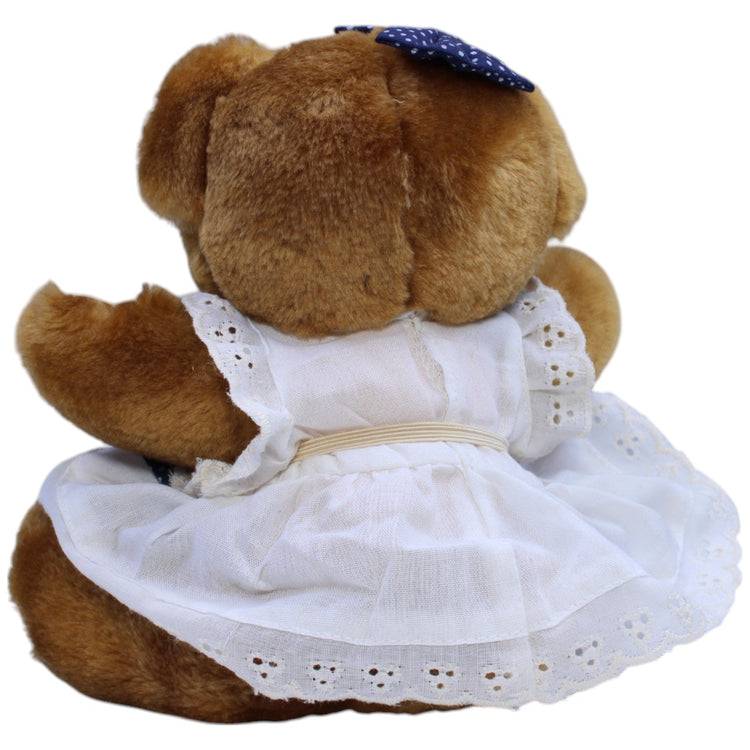 12310670 Quelle Süße Teddybärin mit Hauswirtschaft Schürze Kuscheltier Kumpel Leo Gebraucht Vintage