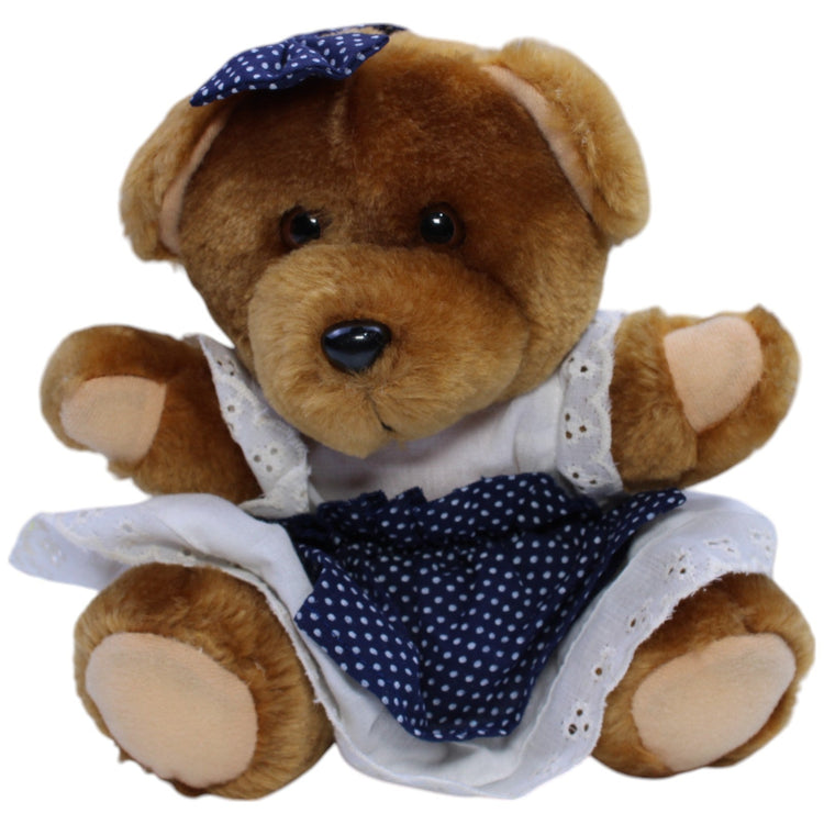 12310670 Quelle Süße Teddybärin mit Hauswirtschaft Schürze Kuscheltier Kumpel Leo Gebraucht Vintage